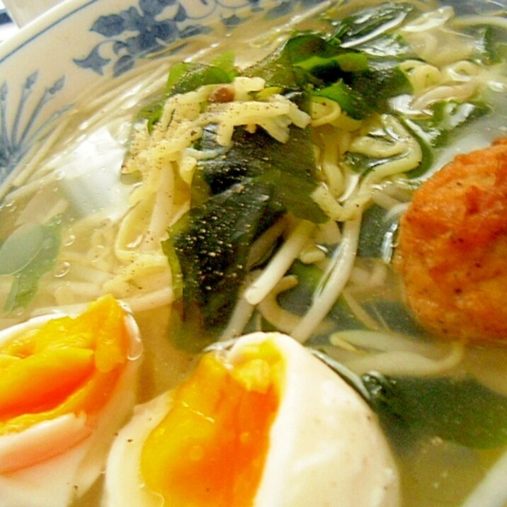 からあげ＆わかめラーメン